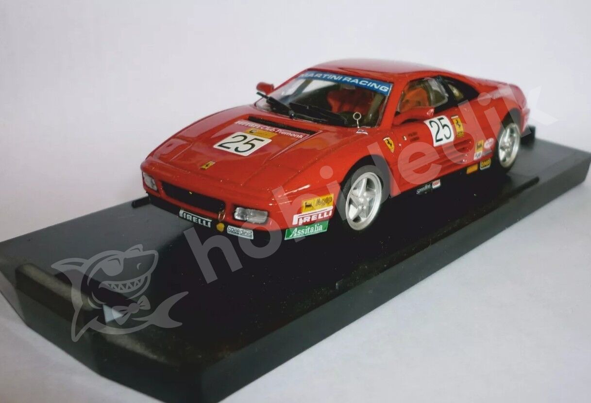 Bang 1:43 Ferrari 348 Challenge – Piero Gobbi #25 (9325)– Die-Cast Model Araba