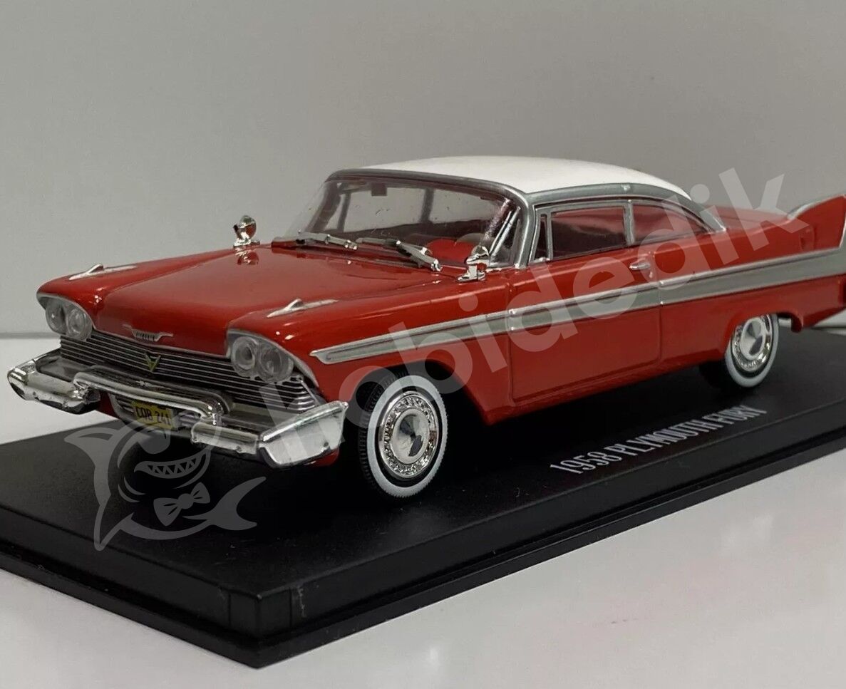 Greenlight 1:43 1958 Plymouth Fury – Christine 1983 Movie (86529) | Die-cast Model Araba