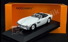 Minichamps 1:43 BMW 507 Cabriolet 1957 – White (940022510) | Die-cast Model Araba