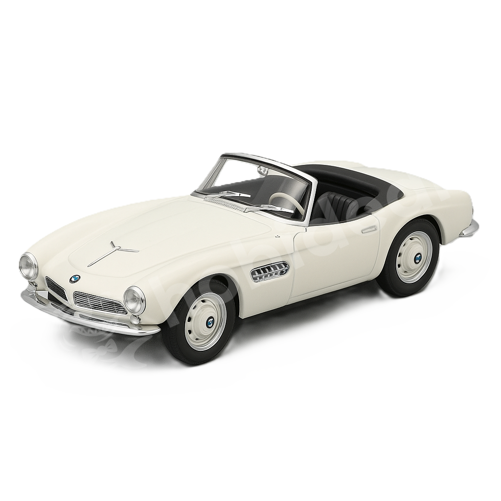 Minichamps 1:43 BMW 507 Cabriolet 1957 – White (940022510) | Die-cast Model Araba