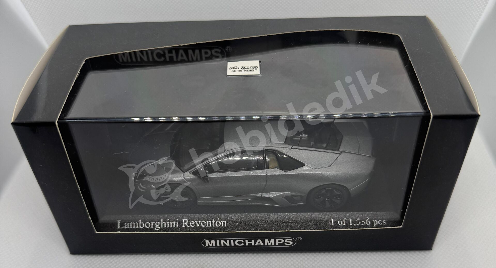 Minichamps 1:43 Lamborghini Reventón 2007 – Mat Gri (400103950) | Die-cast Model Araba