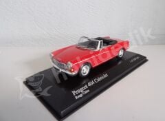 Minichamps 1:43 Peugeot 404 Cabriolet 1962 – China Red (400112630) | Die-cast Model Araba
