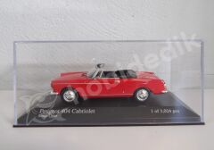 Minichamps 1:43 Peugeot 404 Cabriolet 1962 – China Red (400112630) | Die-cast Model Araba