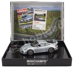 Minichamps 1:43 Porsche 911 (991.1) GT3 2012 – Silver Sport Auto (410062025) | Die-cast Model Araba