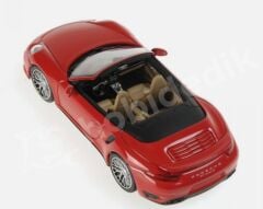 Minichamps 1:43 Porsche 911 (991) Turbo S Cabriolet 2013 – Guards Red (410062230) | Die-cast Model Araba