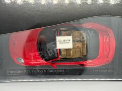 Minichamps 1:43 Porsche 911 (991) Turbo S Cabriolet 2013 – Guards Red (410062230) | Die-cast Model Araba