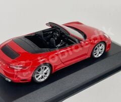 Minichamps 1:43 Porsche 911 (991) Turbo S Cabriolet 2013 – Guards Red (410067230) | Die-cast Model Araba