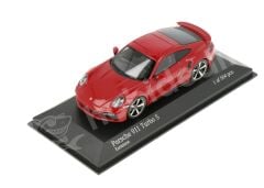 Minichamps 1:43 Porsche 911 (992) Turbo S Coupe 2020 – Carmine Red (410069475) | Die-cast Model Araba