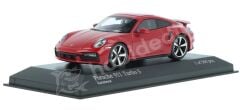 Minichamps 1:43 Porsche 911 (992) Turbo S Coupe 2020 – Carmine Red (410069475) | Die-cast Model Araba