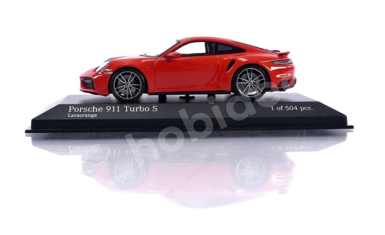 Minichamps 1:43 Porsche 911 (992) Turbo S Coupe 2020 – Lava Orange