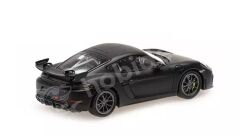 Minichamps 1:43 Porsche 718 Cayman GT4 2020 – Matt Black Plain Body (410196101) | Die-cast Model Araba