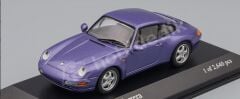 Minichamps 1:43 Porsche 911 (993) Carrera 1993 – Purple Metallic (430063011) | Die-cast Model Araba