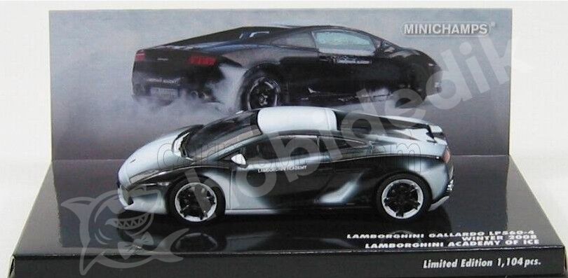 Minichamps 1:43 Lamborghini Gallardo LP 560-4 2008 – Academy of Ice Siyah (436103800) | Die-cast Model Araba