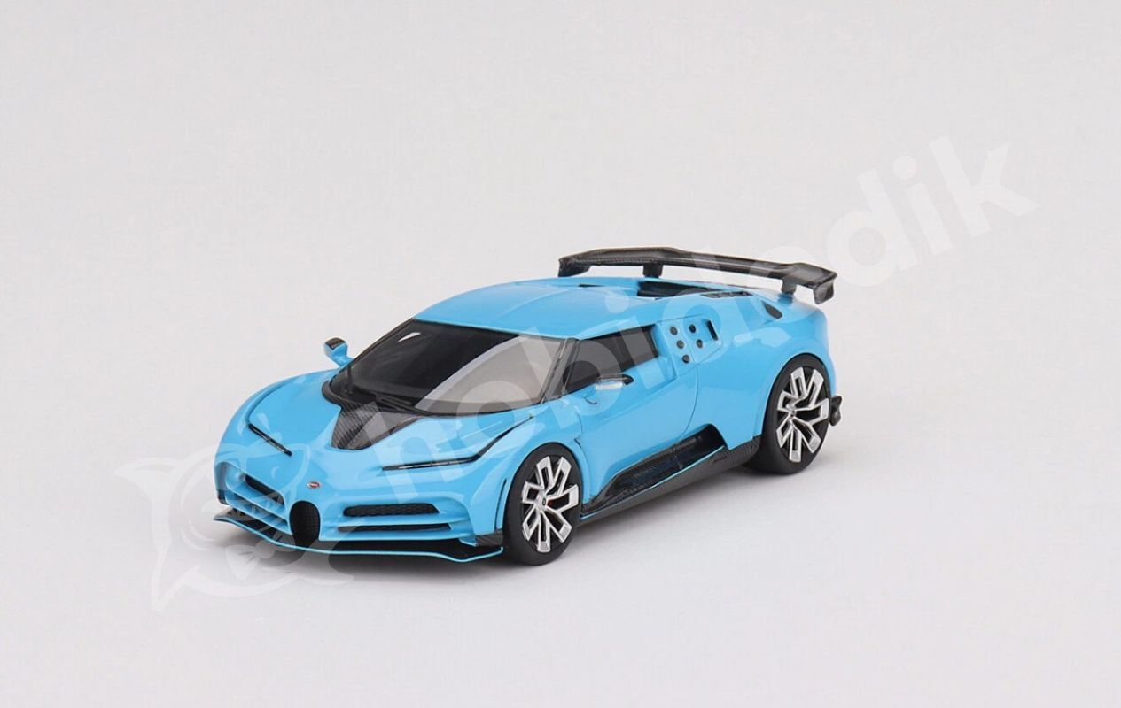TSM Model 1:43 Bugatti Centodieci 2022 – Light Blue Sport (TSM430712) | Model Araba