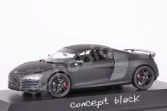 Schuco 1:43 Audi R8 GT Concept – Mat Siyah (450722700) | Die-cast