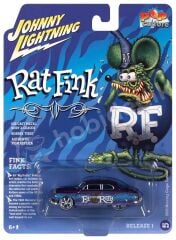 JOHNNY LIGHTNING 1949 MERCURY COUPE CUSTOM RAT FINK MODEL