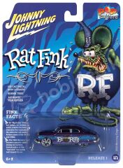 Johnny Lightning 1:64 1949 Mercury Coupe Custom “Rat Fink” (JLSP238) | Model Araba