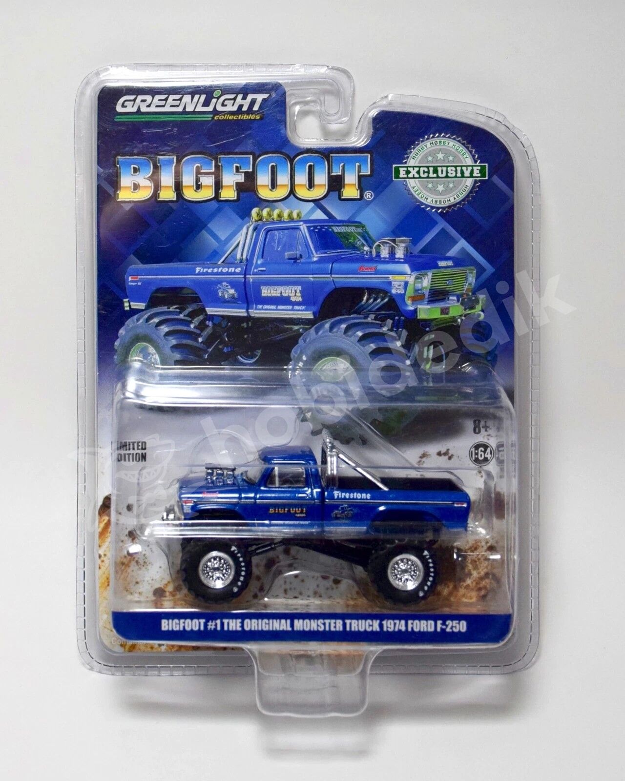 BIGFOOT 1974 FORD F-250 1/64 DIECAST CAR