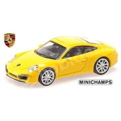 Minichamps 1:87 Porsche 911 (991) Carrera S 2013 – Sarı (870068024) | Model Araba