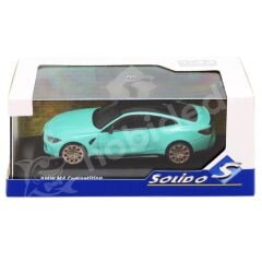 Solido 1:43 BMW G82 M4 Competition (2023) – Mineral Green (421438245) | Die-cast Model Araba