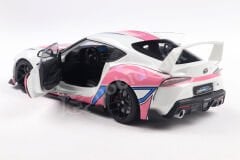 Solido 1:18 Toyota GR Supra Works Itasha 2024 – Beyaz/Pembe (S1809008) | Model Araba