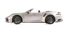 Minichamps 1:18 Porsche 911 (992) Turbo S Cabriolet 2020 Silver (155069082) | Model Araba