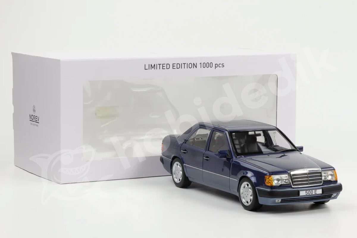 Norev 1:18 Mercedes-Benz 500 E (W124) 1990 Blue Metallic (183947) | Die-cast Model Araba