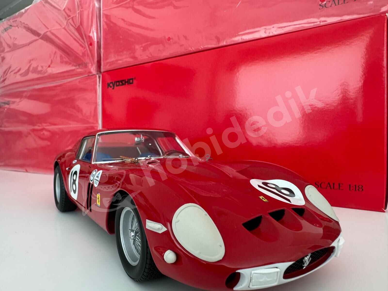 1:18 Kyosho KYO8438F0 Ferrari 250 GTO 1963 Daytona #18