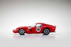 Kyosho 1:18 Ferrari 250 GTO #18 Daytona 3h Winner 1963 (KYO8438F0) | Die-cat Model Araba
