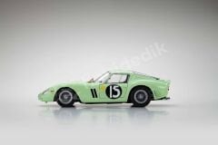 Kyosho 1:18 Ferrari 250 GTO #15 – 1962 Goodwood Tourist Trophy Winner (KYO8438C0) | Die-cast Model Araba