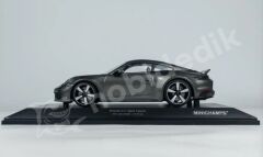 Minichamps 1:18 Porsche 911 (992) Sport Classic 2022 – Gri Metalik (155062002) | Model Araba