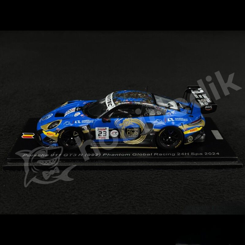 Spark 1:43 Porsche 911 GT3 R (992) No. 23 – 24h Spa 2024 (SB801