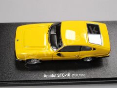 1:43 AutoCult 60124 - 1972 ANADOL STC-16 Sarı - Türkiye