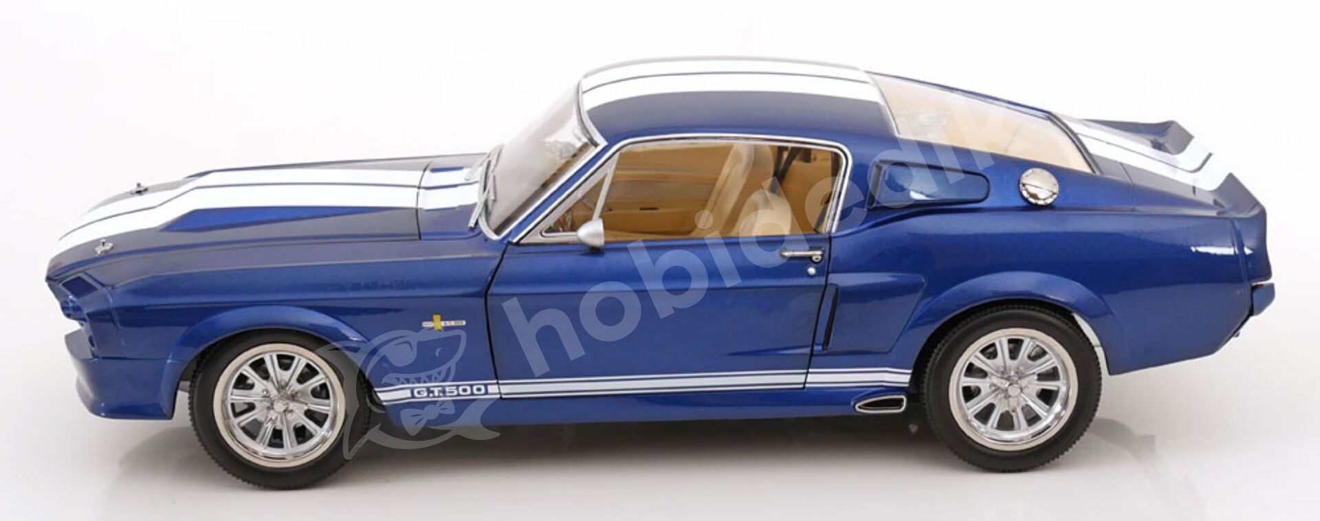 KK Scale 1:12 Ford Mustang Shelby GT500 “Eleanor” 1967 (KKDC120174) | Die-cast Model Araba