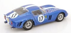 KK Scale 1:12 Ferrari 250 GTO #17 – Le Mans 1962 – Metalik Mavi (KKDC120122-17) | Die-cast Model Araba