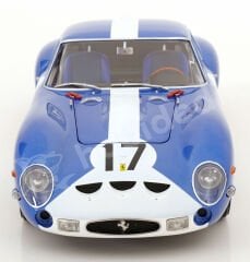 KK Scale 1:12 Ferrari 250 GTO #17 – Le Mans 1962 – Metalik Mavi (KKDC120122-17) | Die-cast Model Araba