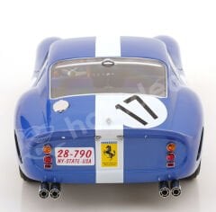 KK Scale 1:12 Ferrari 250 GTO #17 – Le Mans 1962 – Metalik Mavi (KKDC120122-17) | Die-cast Model Araba