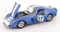 KK Scale 1:12 Ferrari 250 GTO #17 – Le Mans 1962 – Metalik Mavi (KKDC120122-17) | Die-cast Model Araba
