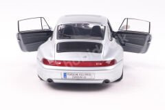 Solido 1:18 Porsche 911 (993) 4S 1996 – Polar Silver (S1810103) | Die-cast Model Araba