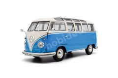 Solido 1:18 Volkswagen T1 Samba Bus 1962 – Mavi/Beyaz (S1813401) | Die-cast Model Araba