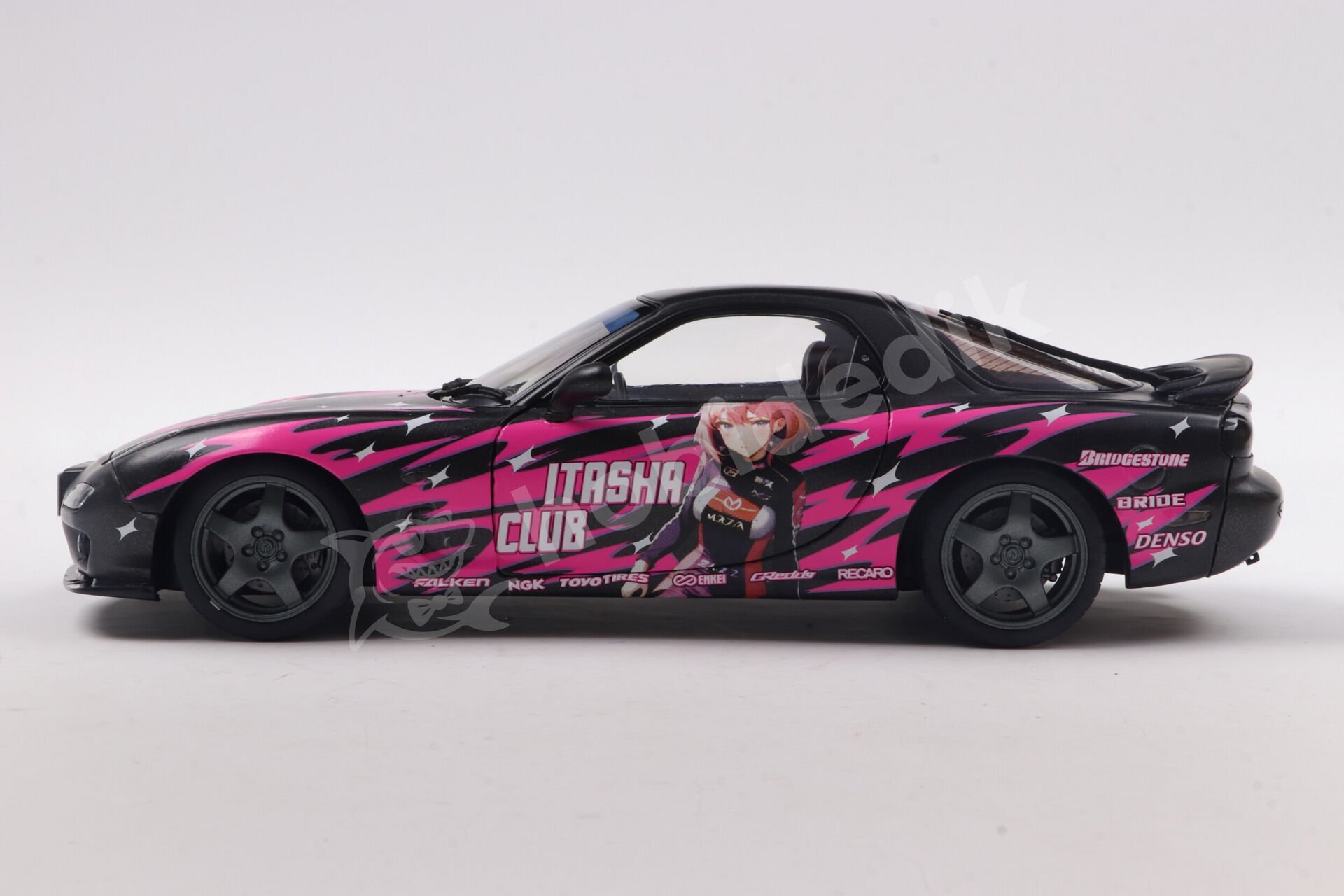 Solido 1:18 Mazda RX-7 FD3RS “Solido Works Itasha Club” (S1810605) | Die-cast Model Araba