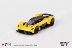 Mini GT 1:64 Aston Martin Valkyrie Sunburst Yellow (MGT00744-L) | Die-cast Model Araba