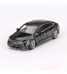 Mini GT 1:64 Mercedes-Benz EQS 580 4MATIC Black (MGT00694-L) | Diecast Model Araba