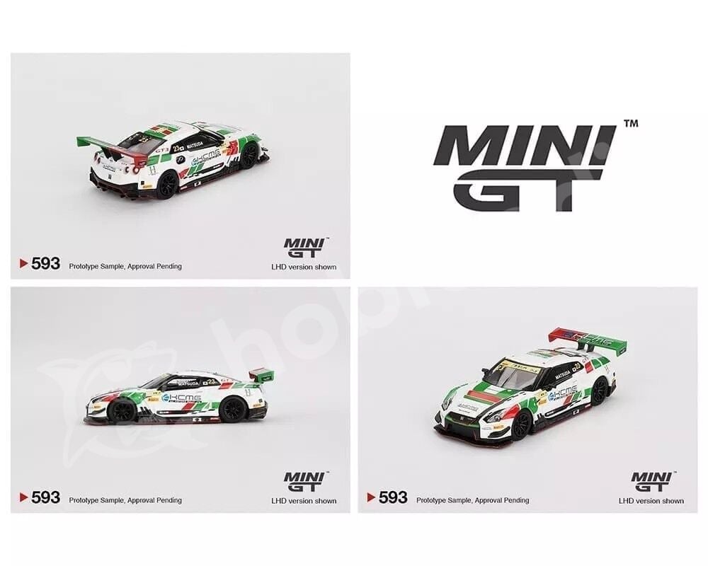 Mini GT 1:64 Nissan GT-R NISMO GT3 #23 KCMG Macau 2018 (MGT00593-L) | Diecast Model Araba