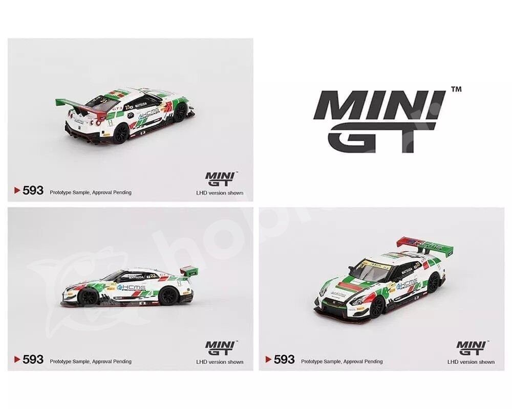 Mini GT 1:64 Nissan GT-R NISMO GT3 #23 KCMG Macau 2018 (MGT00593-L) | Diecast Model Araba