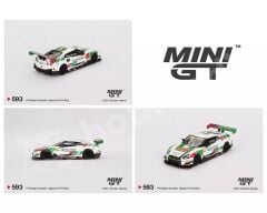Mini GT 1:64 Nissan GT-R NISMO GT3 #23 KCMG Macau 2018 (MGT00593-L) | Diecast Model Araba