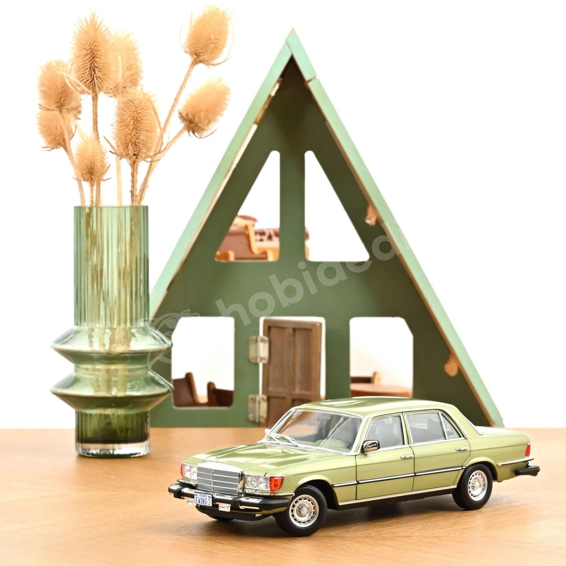 Norev 1:18 Mercedes-Benz S-Class 450 SEL 6.9 Green (183975) | Die-cast Koleksiyon Modeli