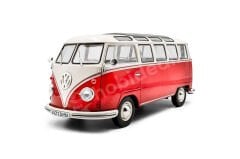 Solido 1:18 Volkswagen T1 Samba (1962) – Kırmızı / Beyaz (S1813402) | Die-cast Model Araba