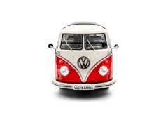 Solido 1:18 Volkswagen T1 Samba (1962) – Kırmızı / Beyaz (S1813402) | Die-cast Model Araba
