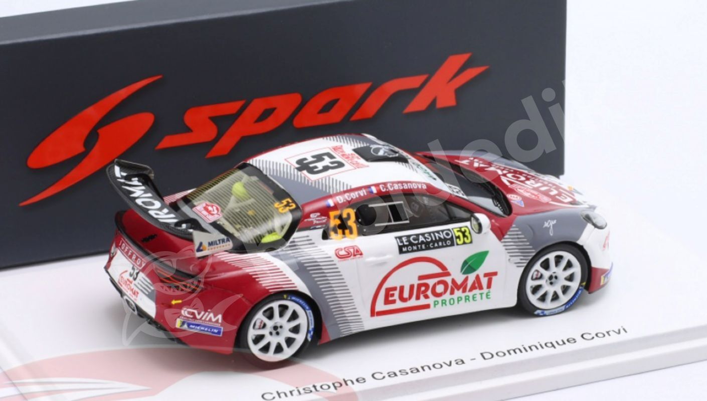 Spark 1:43 Alpine A110 RGT #62 Monte Carlo Rally 2024 (S6860) | Model Araba